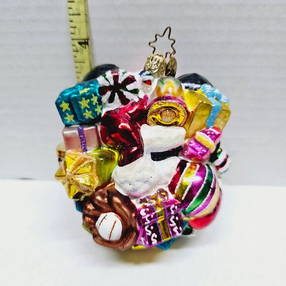 Christopher Radko Christmas Tree Ornament  Disney Mickey Mouse RARE in Box - Picture 2 of 5